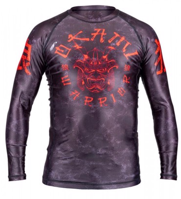Okami Warrior rashguard longsleeve - black